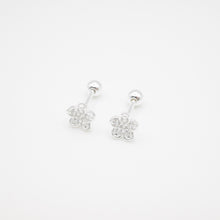 Load image into Gallery viewer, 925純銀｜迷你櫻花轉珠耳環 Cherry Blossom Earrings｜E385
