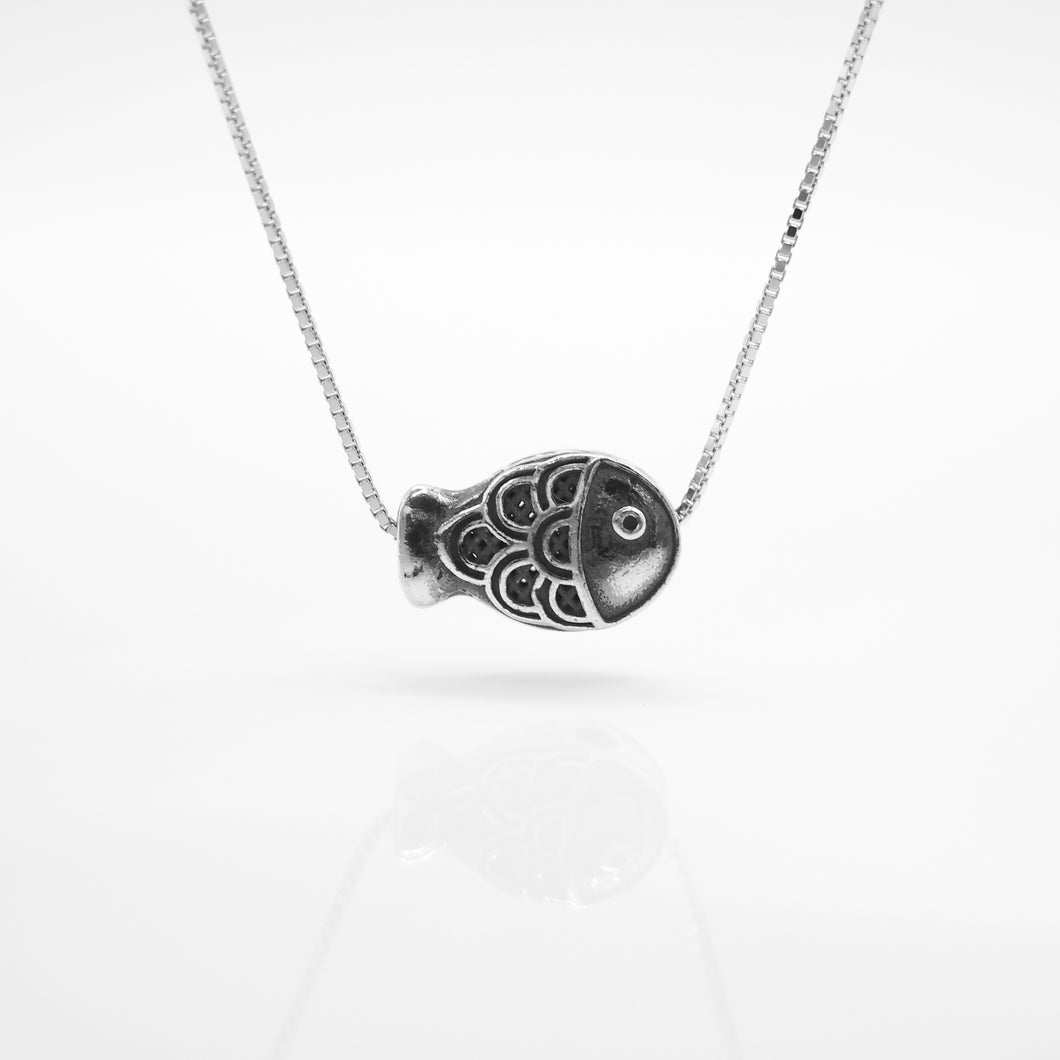 925純銀｜鯛魚燒項鍊 Taiyaki Necklace｜N257