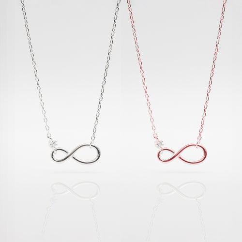 925 sterling silver infinity necklace with adjustable extension chain. special day gift,delicate gift,for lover,popular style,FashionJewelry,Chinese Valentine's Day,mother's Day.925 純銀無限項鍊，經典風格，簡約細緻，日常加分飾品，情人節禮物首選，交換禮物，日常搭配，有意義的禮物。