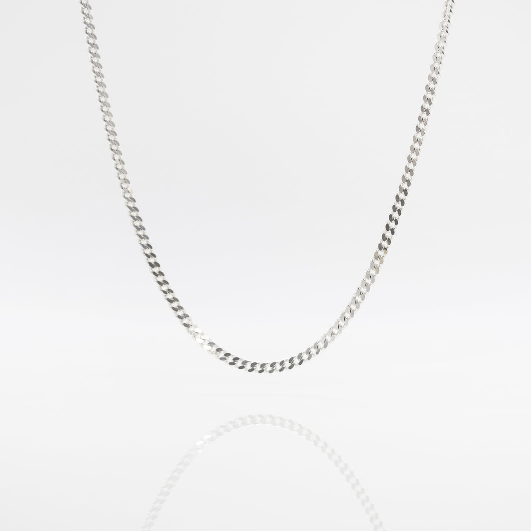 Beautiful Classic 925 sterling silver Chain for daily wear, party accessories, best gift for birthday,Valentine's Day,classic design,women’s day. This is the best gift for Mother's day and birthday. 925 純銀經典圓弧素項鍊，時尚百搭款式，獨特風格，適合日常搭配，情人節禮物，畢業禮物，高級質感好搭配。
