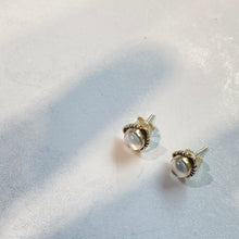 Load image into Gallery viewer, 925純銀｜月光石耳環 Moonstone Earrings｜E357
