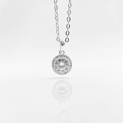 This elegant and beautiful eternity necklace silver jewelry is from Ginkawa designer jewellery. Our designer choice which is classic, forever which is perfectly match with your daily mix and match dressing. 925 純銀永恆單鑽項鏈，高級質感項鍊，適合送禮，母親節禮物首選，大方氣質款式好搭配。