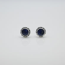 Load image into Gallery viewer, 925純銀｜藍寶石耳環 Sapphire Earrings｜E342
