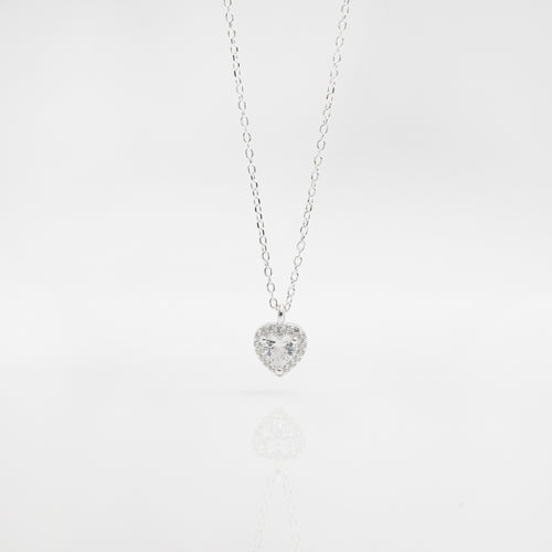 925 sterling silver heart crystal necklace with adjustable extension chain. date wear,for girls,anniversary gift,girlfriend gift,shiny accessories,wedding Jewelry,anniversary surprise.925 純銀滿鑽愛心項鍊，告白禮物，紀念日禮物，適合約會穿搭，情人節送禮首選，母親節禮物，犒賞自己的禮物，紀念禮物。